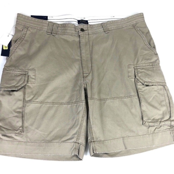 Polo Ralph Lauren Khaki Relaxed Fit Cargo Shorts - Picture 2 of 6